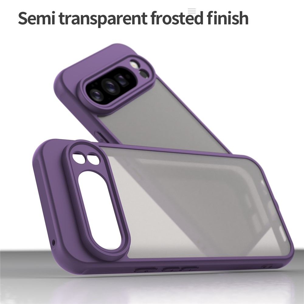Zselés tok kemény hátlappal a Google Pixel 10 Pro XL számára - lila
