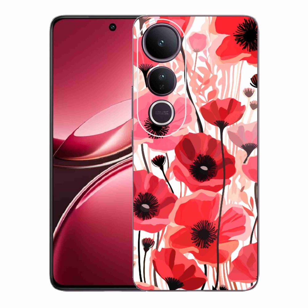 Gél védőburkolat mmCase a Vivo V50 Lite 4G/5G készülékhez - mákos 1