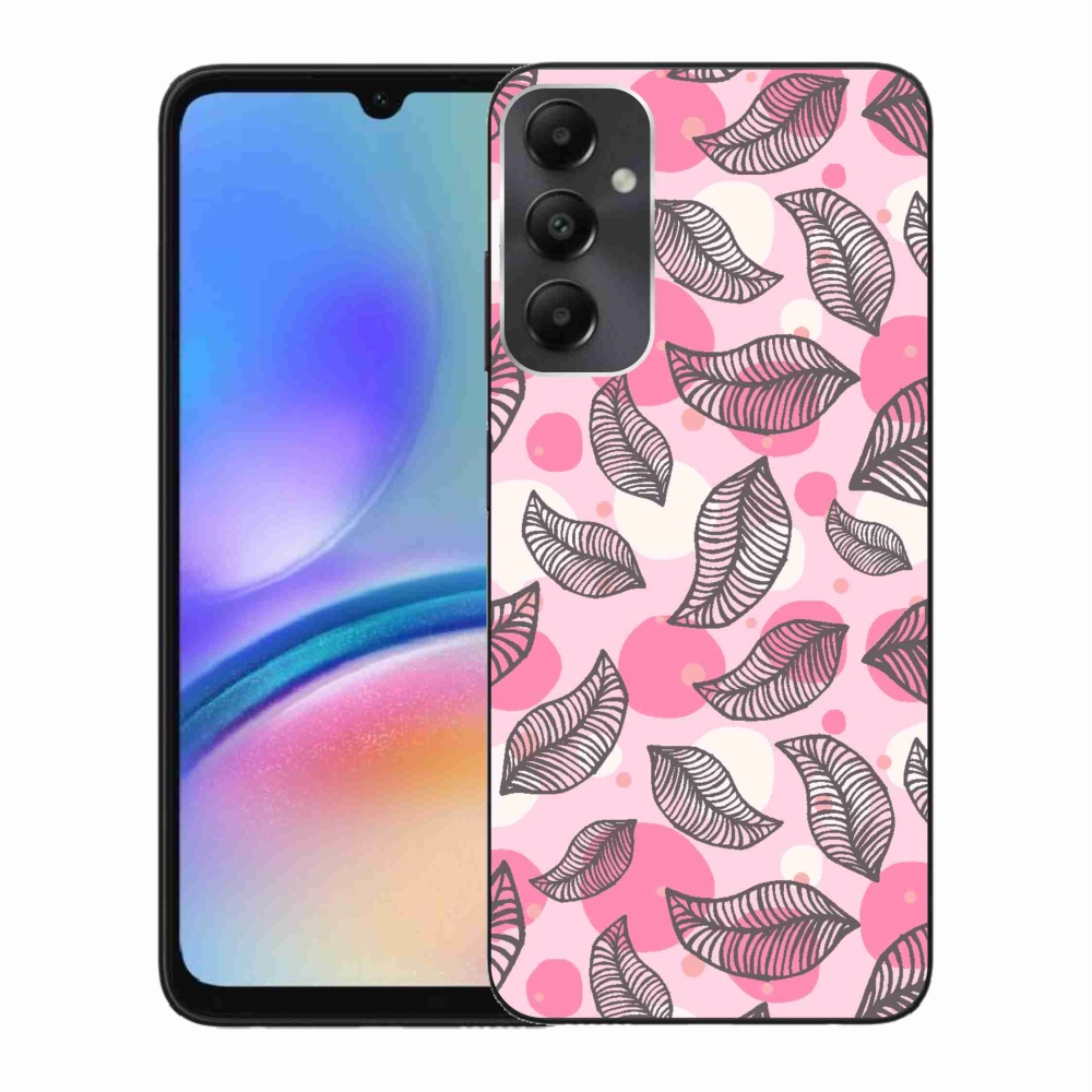 Gél borítás mmCase Samsung Galaxy A05s készülékhez - rajzfilmes hulló levelek