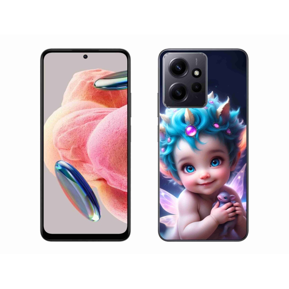 Gél borítás mmCase a Xiaomi Redmi Note 12 4G-hez - baba pillangószárnyakkal