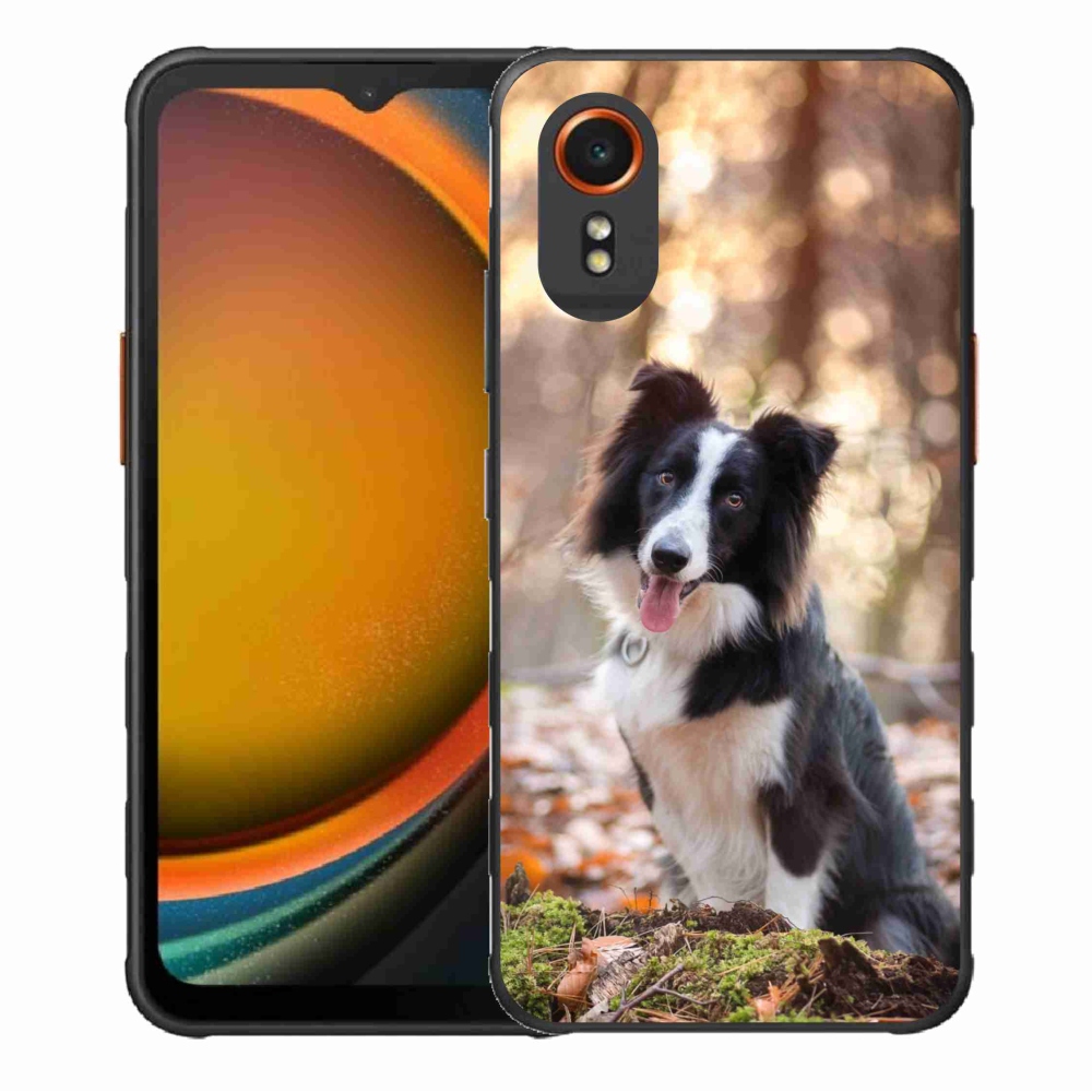 Gél tok mmCase a Samsung Galaxy Xcover 7 készülékhez - border colie 1