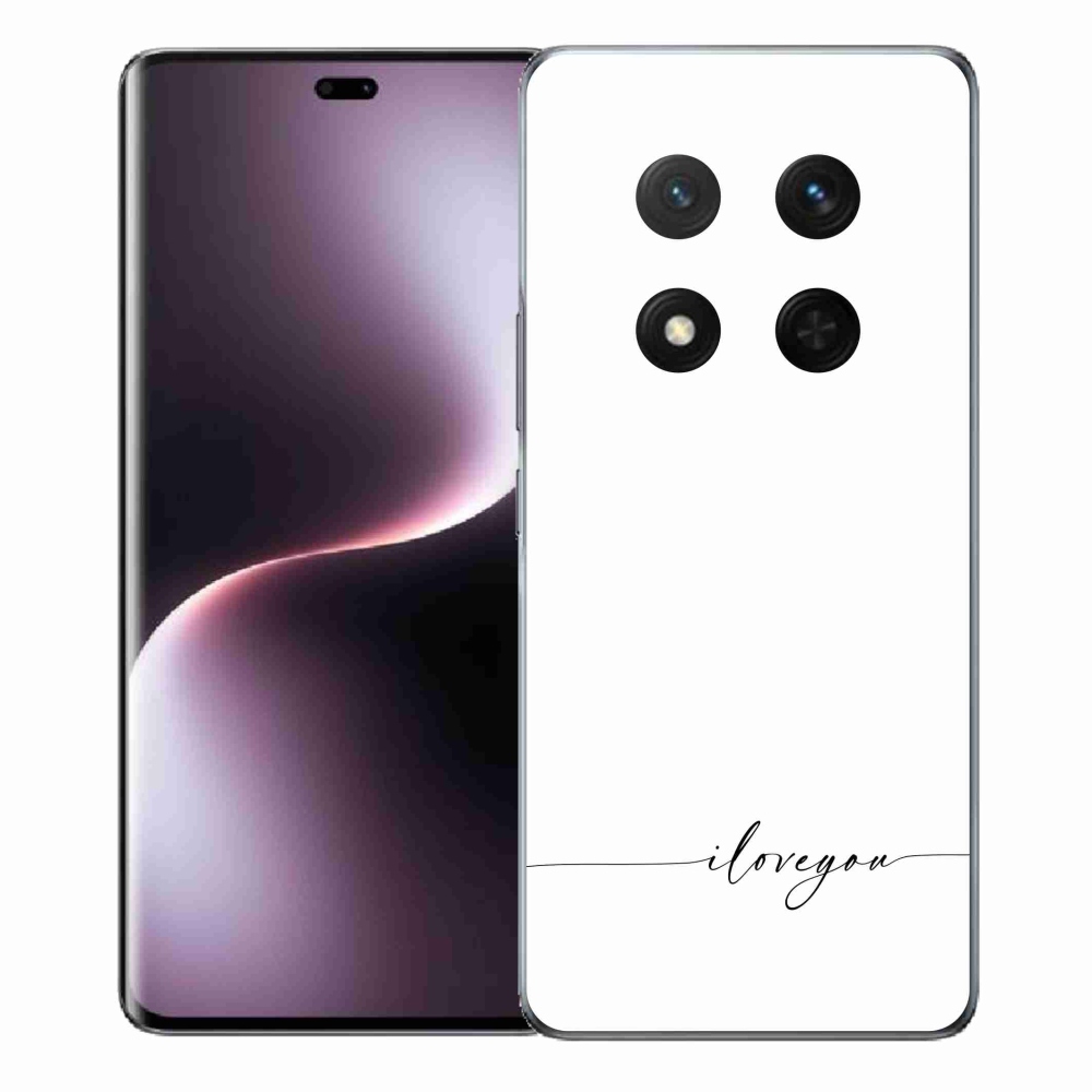 Gél borító mmCase a Honor Magic 7 Lite 5G számára - Szeretlek fehér háttérrel
