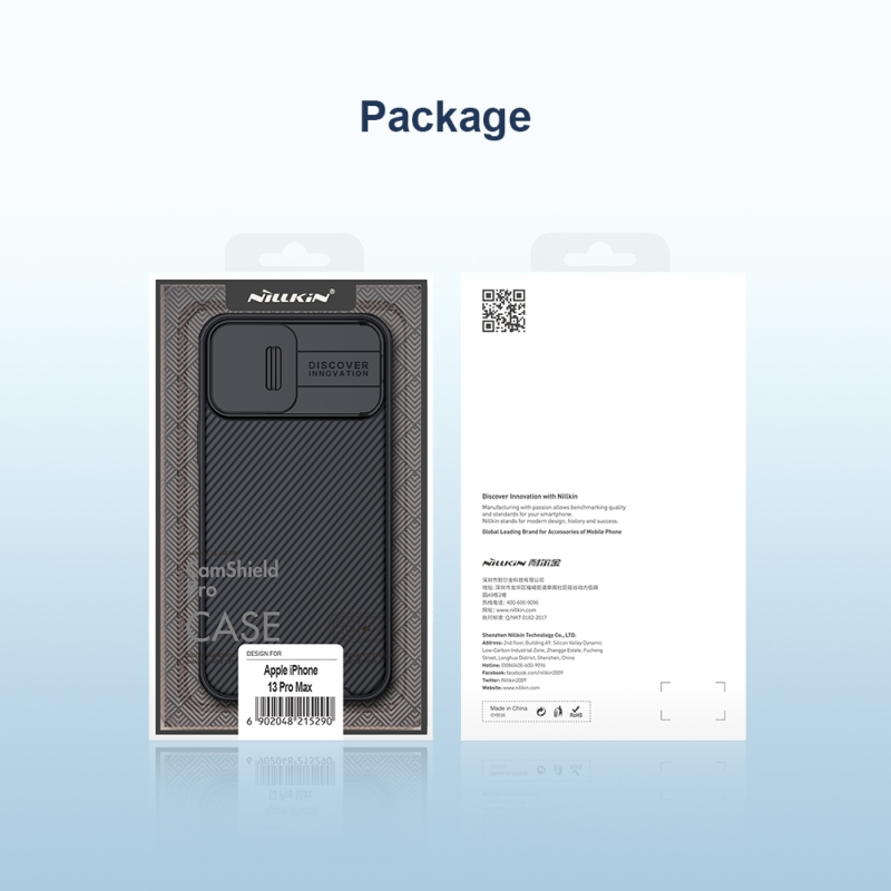 Nillkin CamShield PRO hátlap Apple iPhone 13 Pro Max készülékhez Fekete
