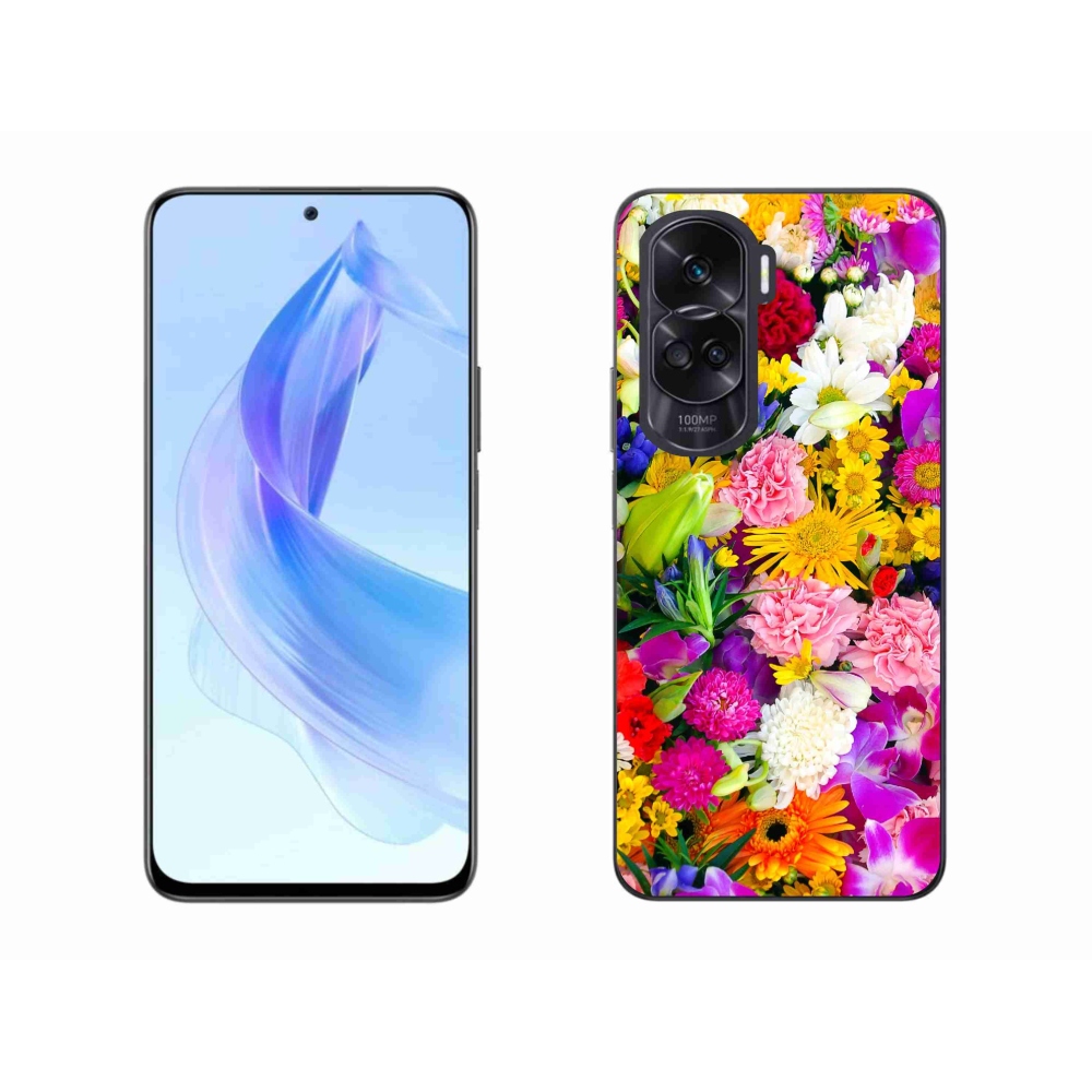 Zselés borítás mmCase a Honor 90 Lite készülékhez - virág 12