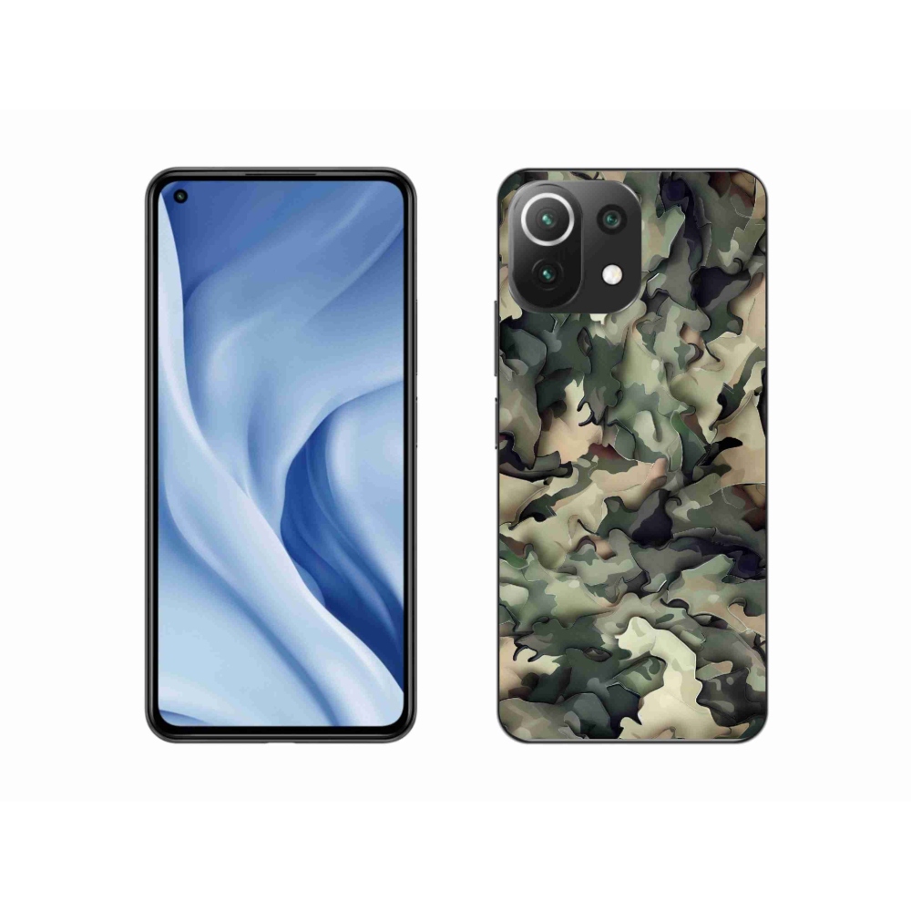 Gél borítás mmCase a Xiaomi 11 Lite 5G NE számára - terepszínű minta 9