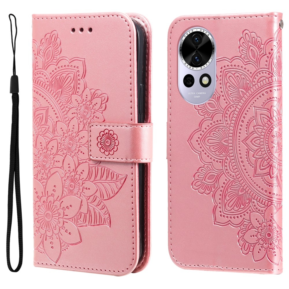 Mandala könyv tok Huawei Nova 13 5G - rózsaszínű