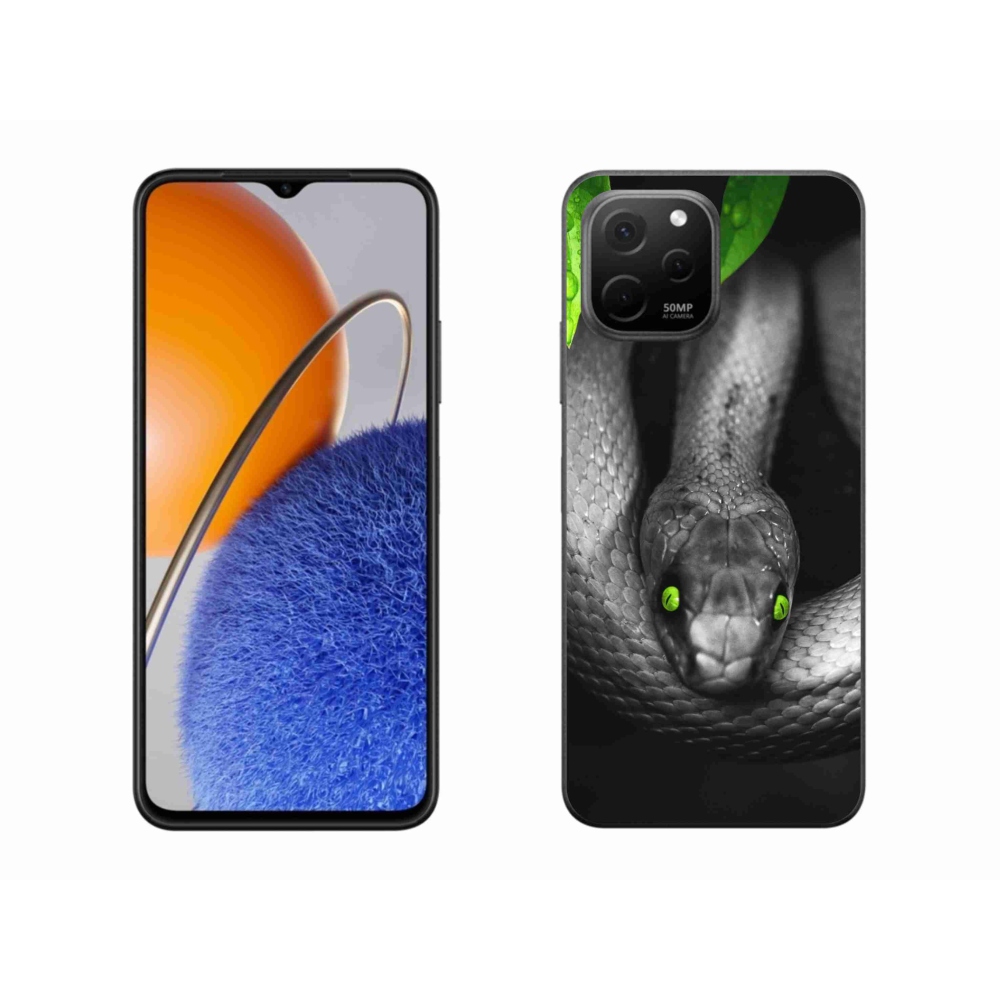 Gél borítás mmCase a Huawei Nova Y61 készülékhez - kígyó