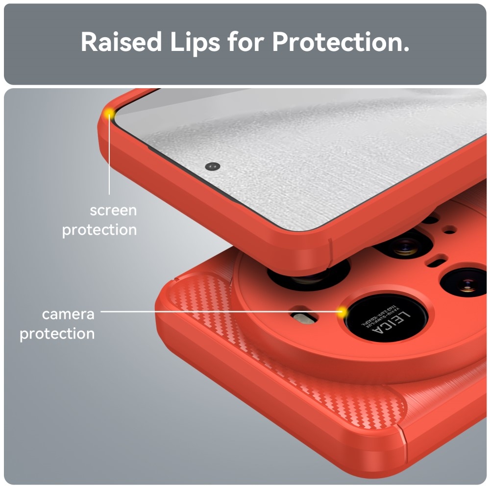 Szénálló zselés tok Xiaomi 15 Ultra - piros