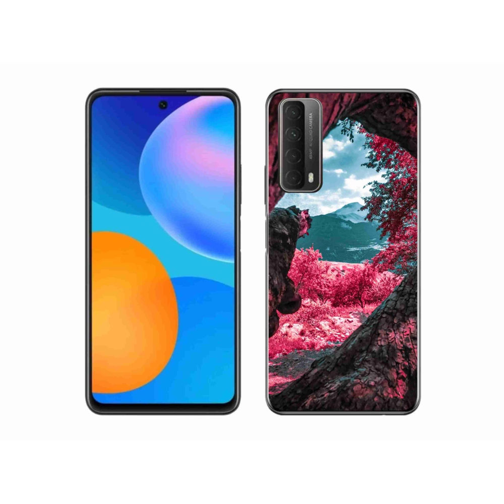 Zselés borítás mmCase a Huawei P Smart (2021) - hegyi kilátás