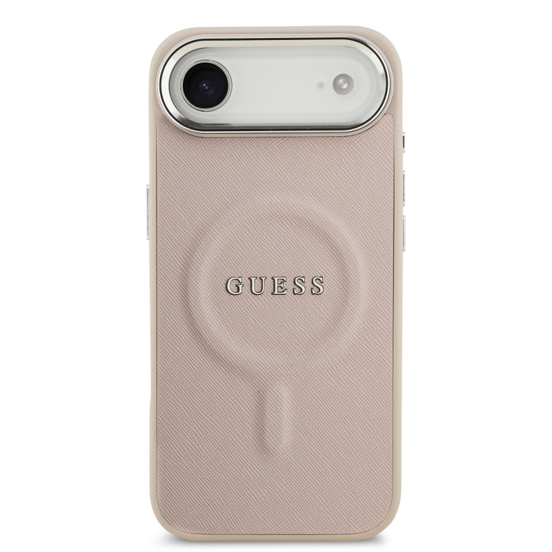 Guess PU Saffiano MagSafe MagSafe hátlap iPhone Air rózsaszínhez