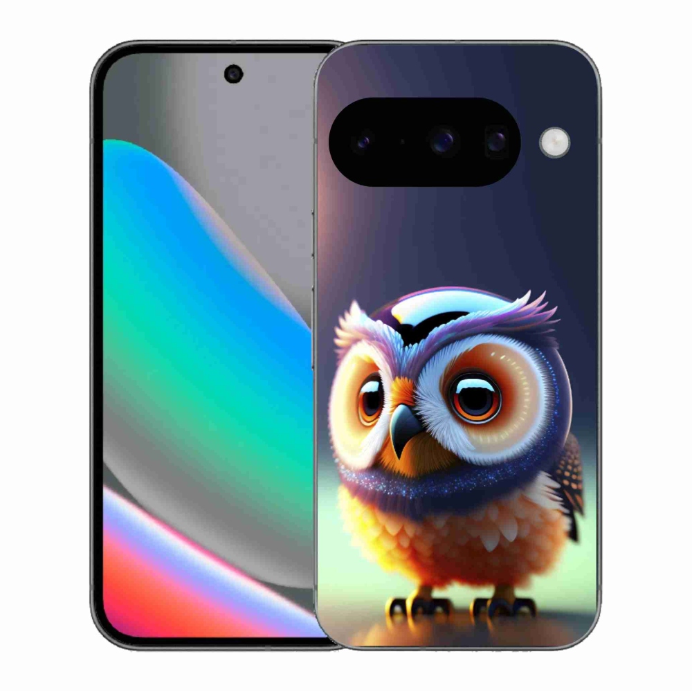 Zselés borítás mmCase a Google Pixel 10 számára - bagoly