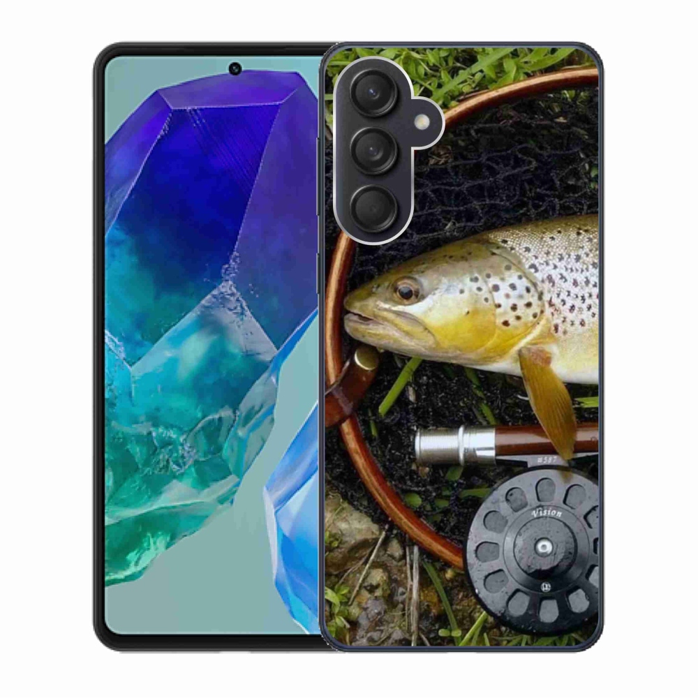 Gél tok mmCase a Samsung Galaxy M55 5G készülékhez - trout 2