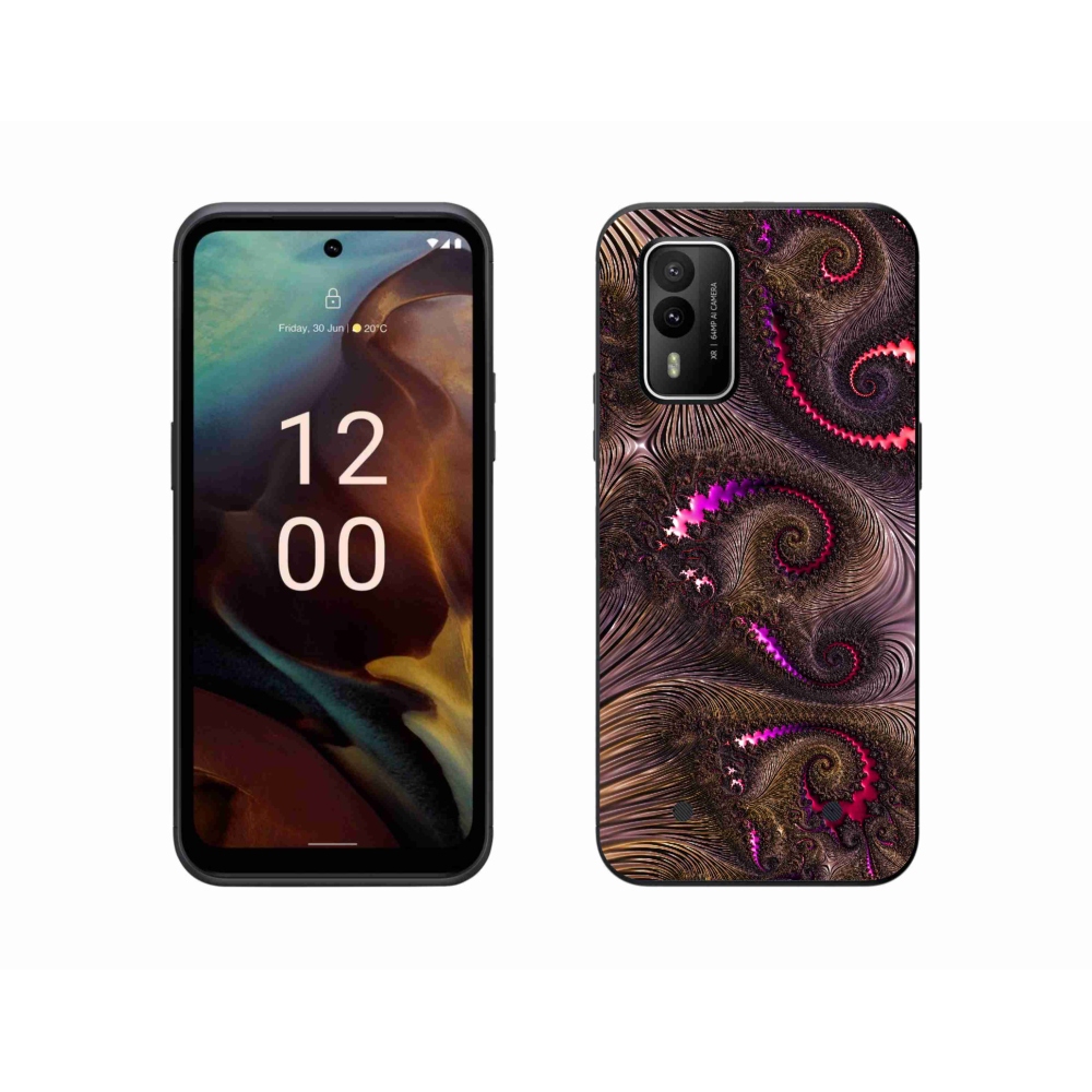Zselés borítás mmCase a Nokia XR21 készülékhez - absztrakt motívum 24