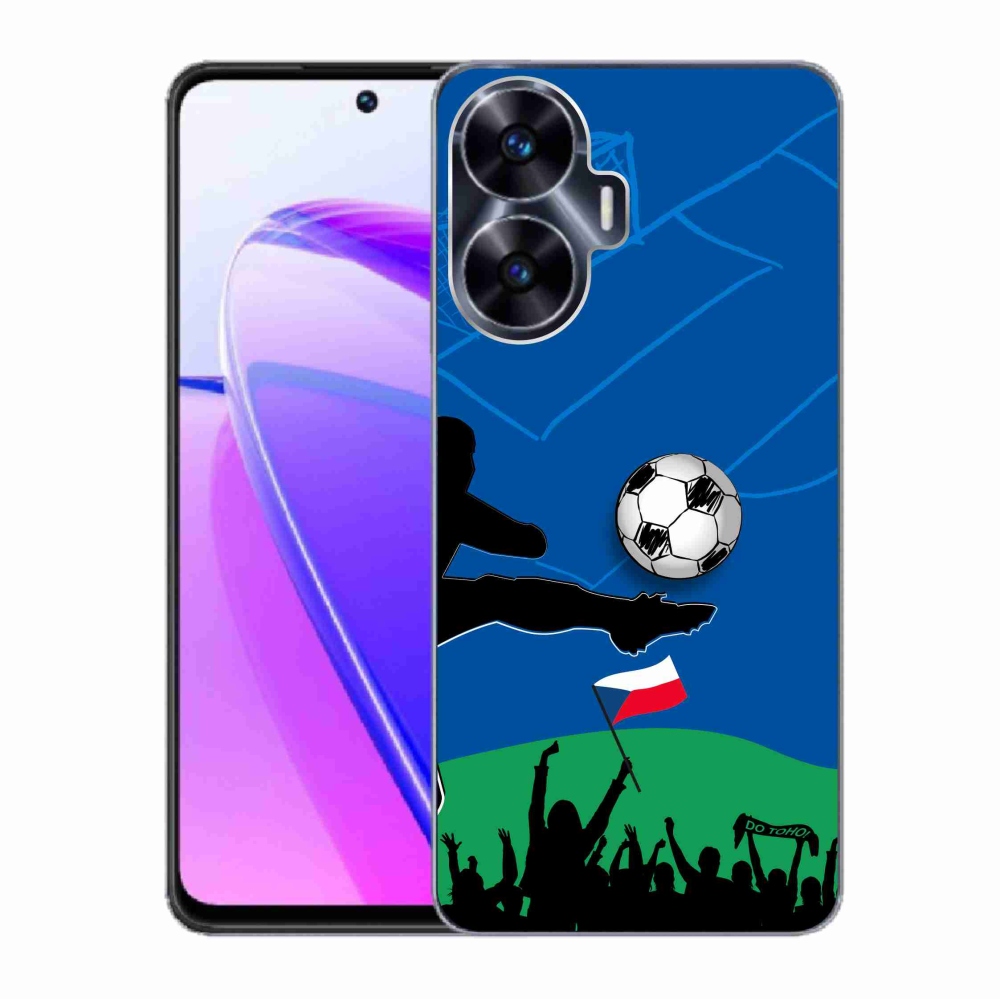 Gél borítás mmCase a Realme C55 készülékhez - futballrajongóknak