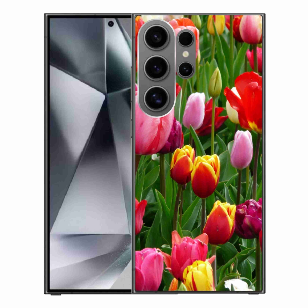 Zselés borítás mmCase Samsung Galaxy S24 Ultra készülékhez - tulipánok