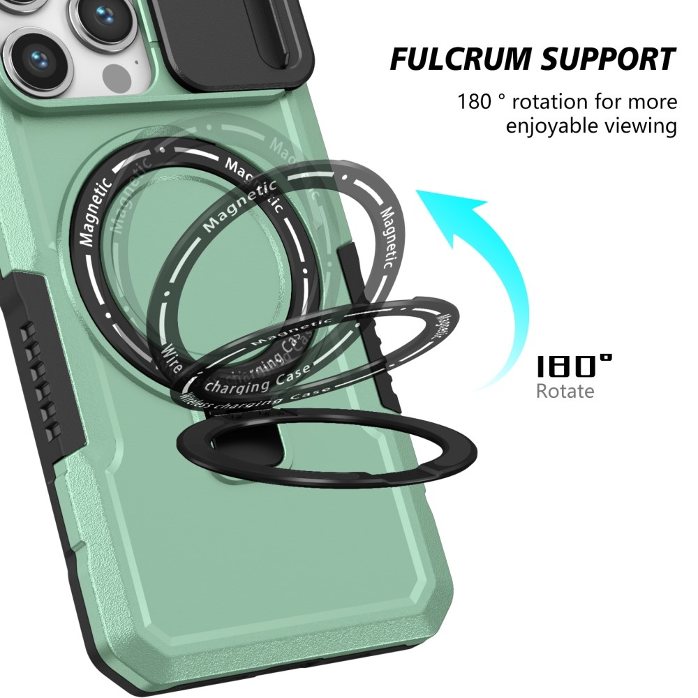 Katonai strapabíró védőburkolat MagSafe-vel iPhone 14 Pro Max készülékhez - világoszöld