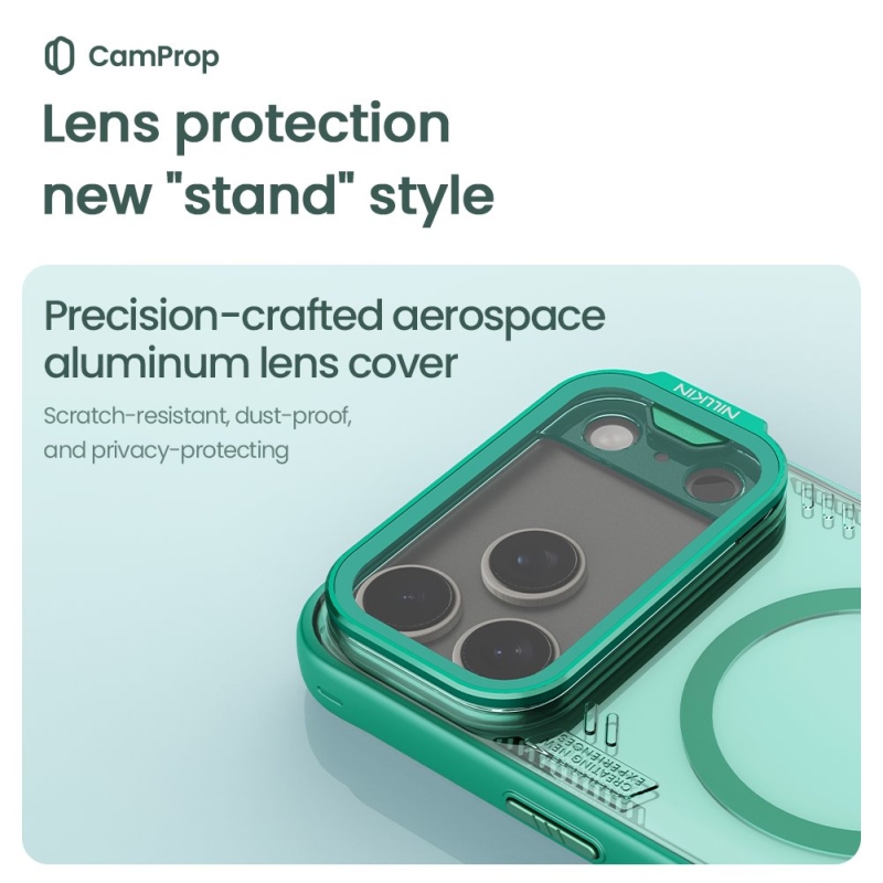 Nillkin Iceblade Prop mágneses borító Apple iPhone 17 Pro Max készülékhez Dune Brown