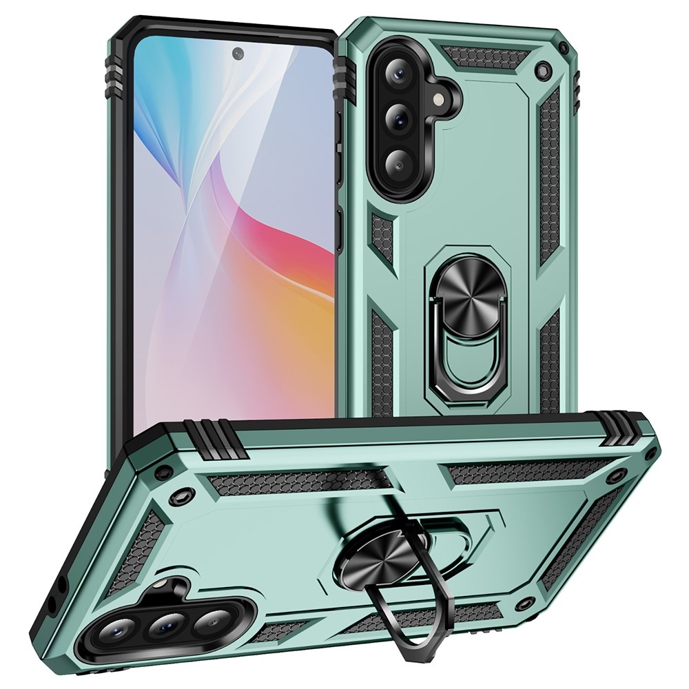 Gyűrűk tartós borítója Samsung Galaxy A56 5G - zöld