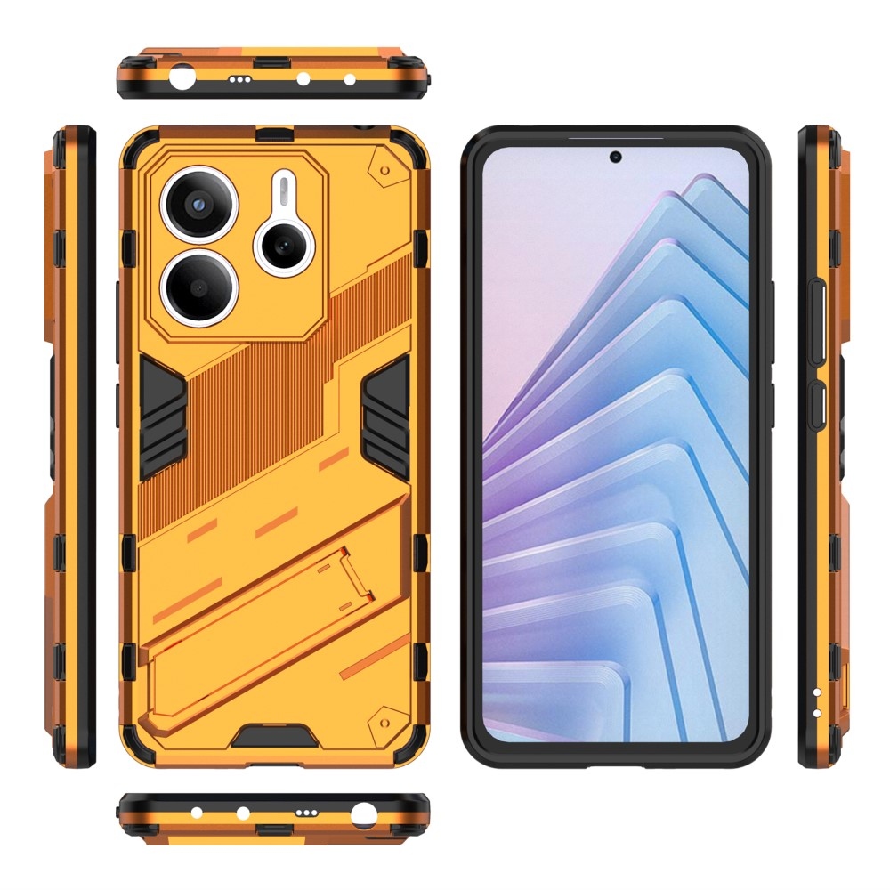 Tartós borító Xiaomi Redmi Note 14 5G - narancssárga