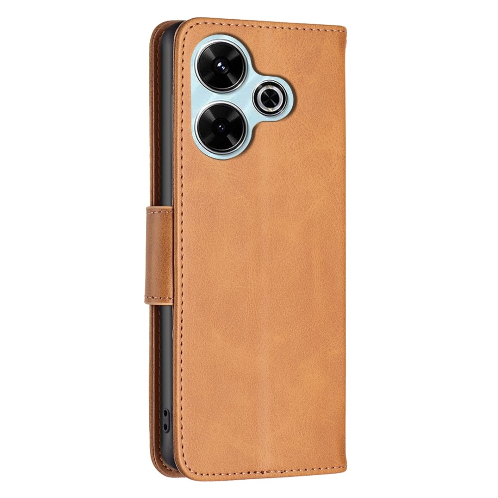 Könyv tok Xiaomi Redmi 13 4G/Poco M6 4G-hez - sárga