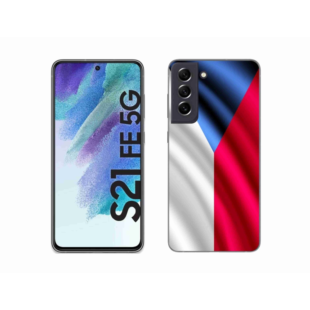 Zselés borítás mmCase Samsung Galaxy S21 FE 5G - cseh zászlóhoz