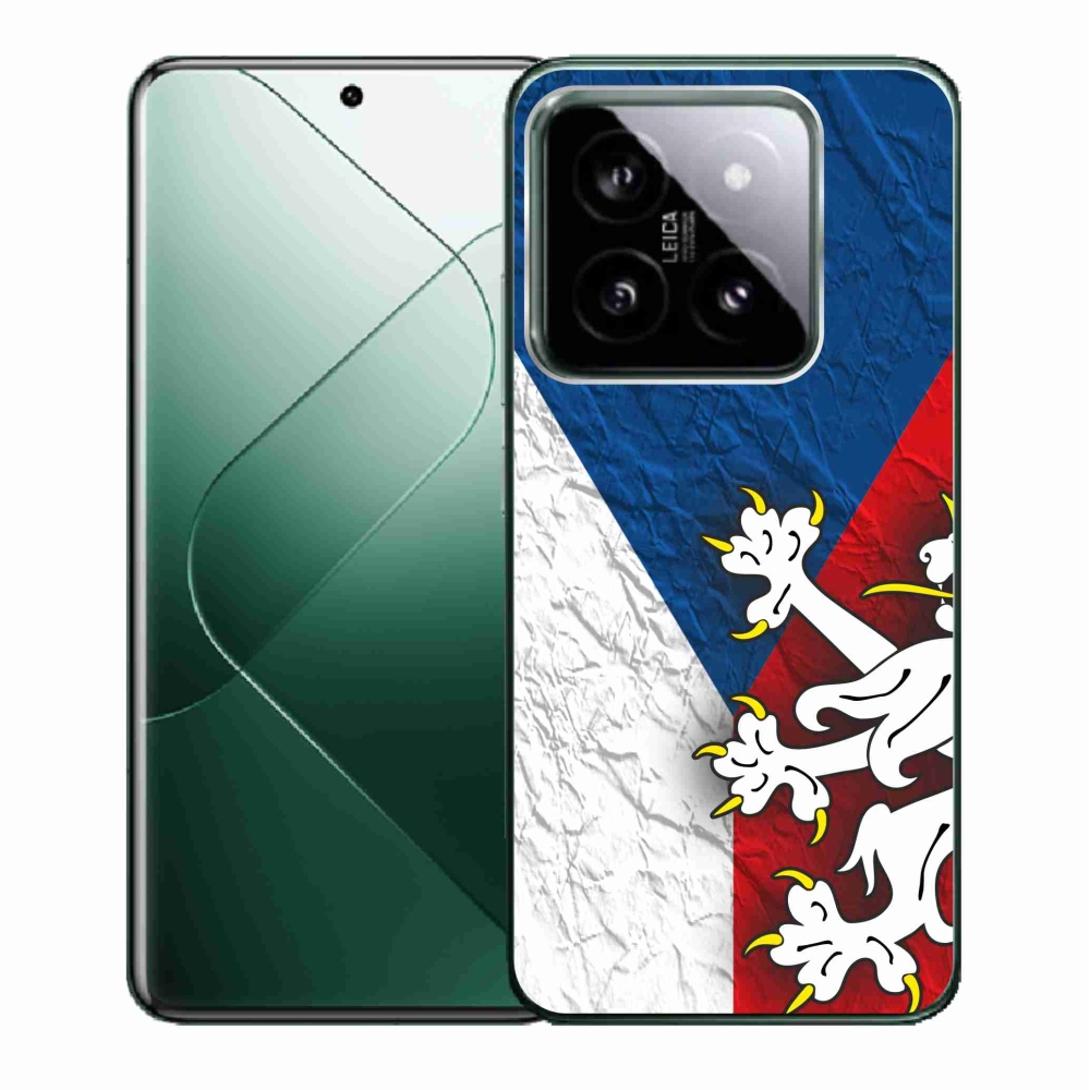Gél borító mmCase a Xiaomi 14 - cseh zászlóhoz 1