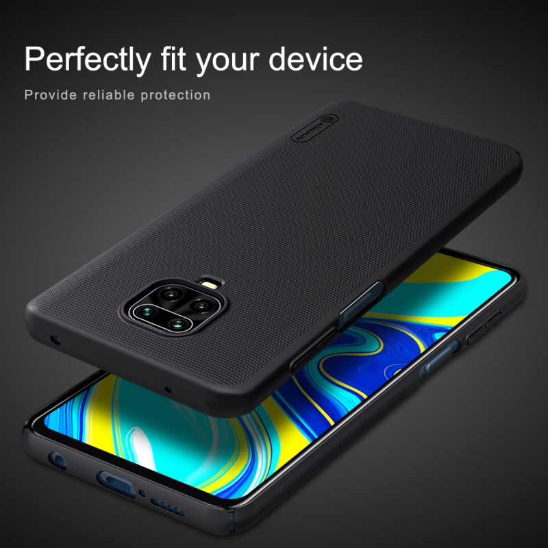 Nillkin Super Frosted Back Cover for Xiaomi Redmi Note 9 Pro/9S/9 Pro Max fekete