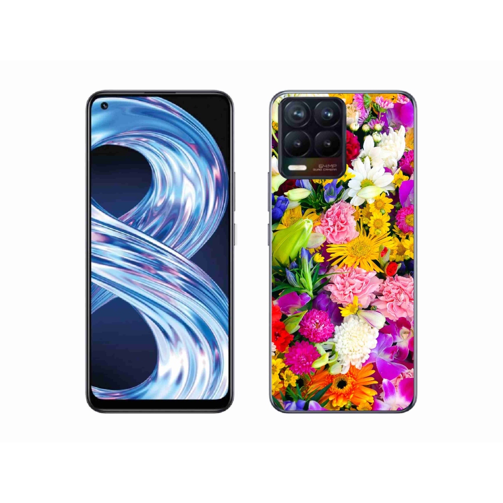 Gél borító mmCase a Realme 8 Pro-hoz - virág 12