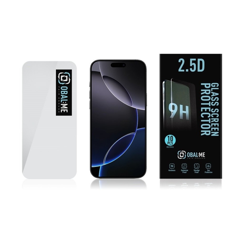 CSOMAG:ME Multipack 2.5D edzett üveg Apple iPhone Air Clear (10db)