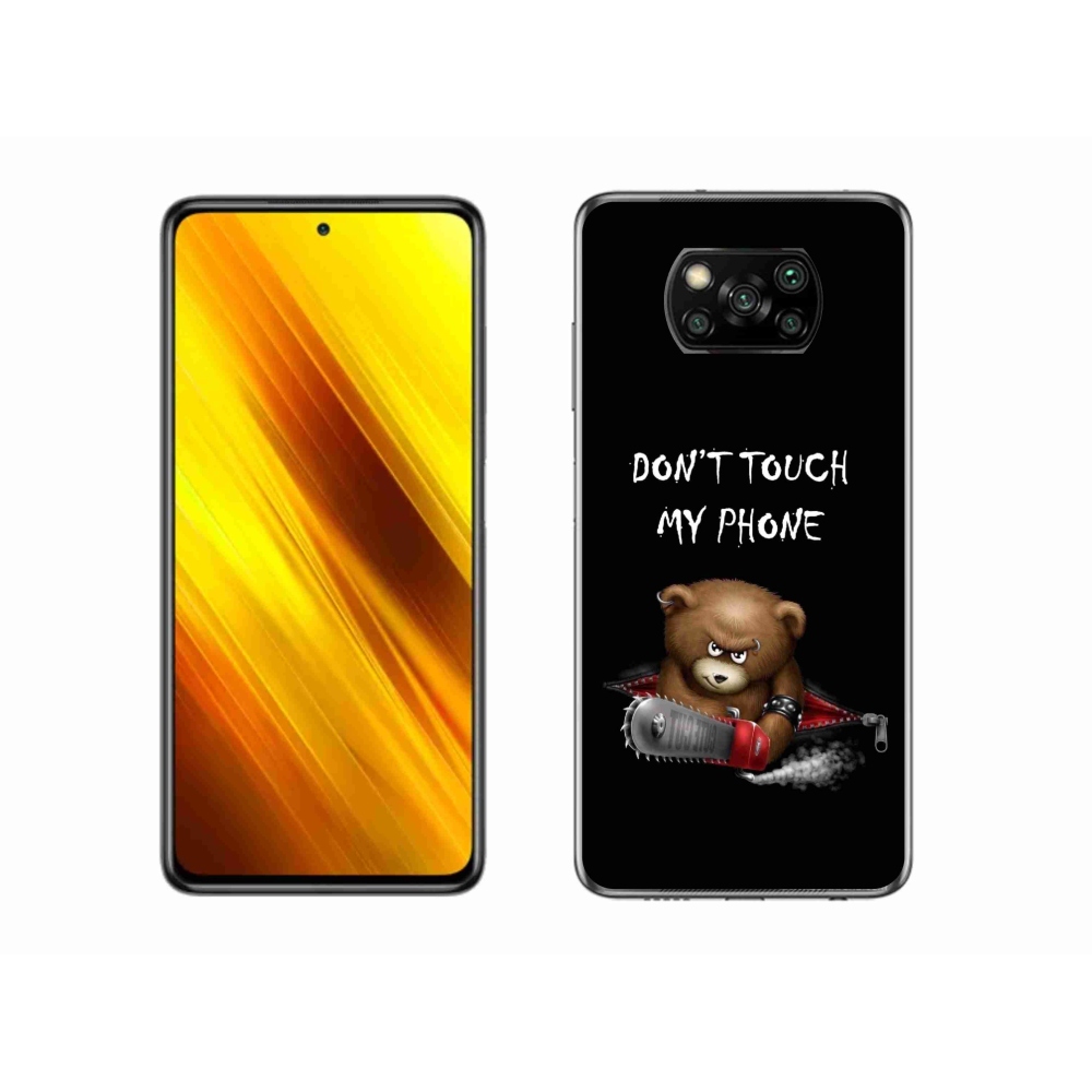 Gél borító mmCase a Xiaomi Poco X3-hoz - ne érintse meg a telefont