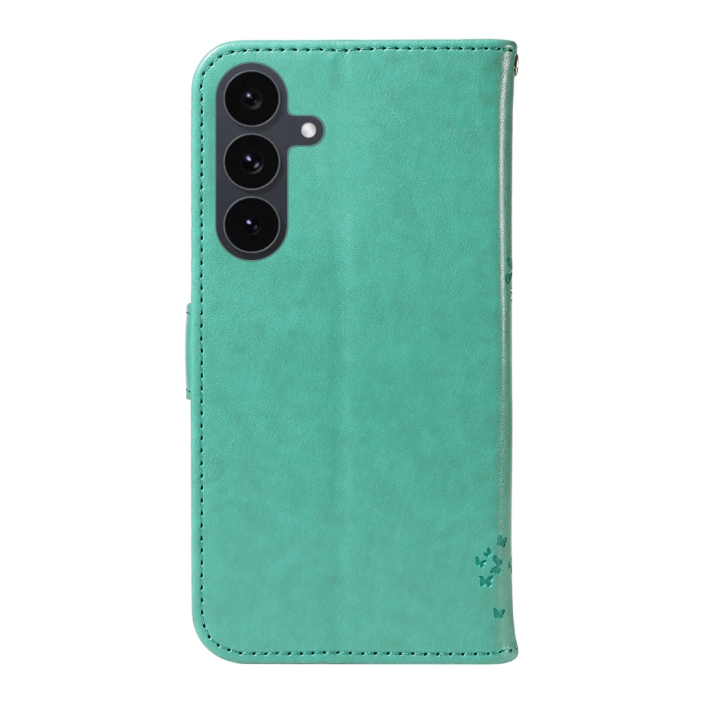 Fás könyv tok Samsung Galaxy S25 FE készülékhez - teáskék