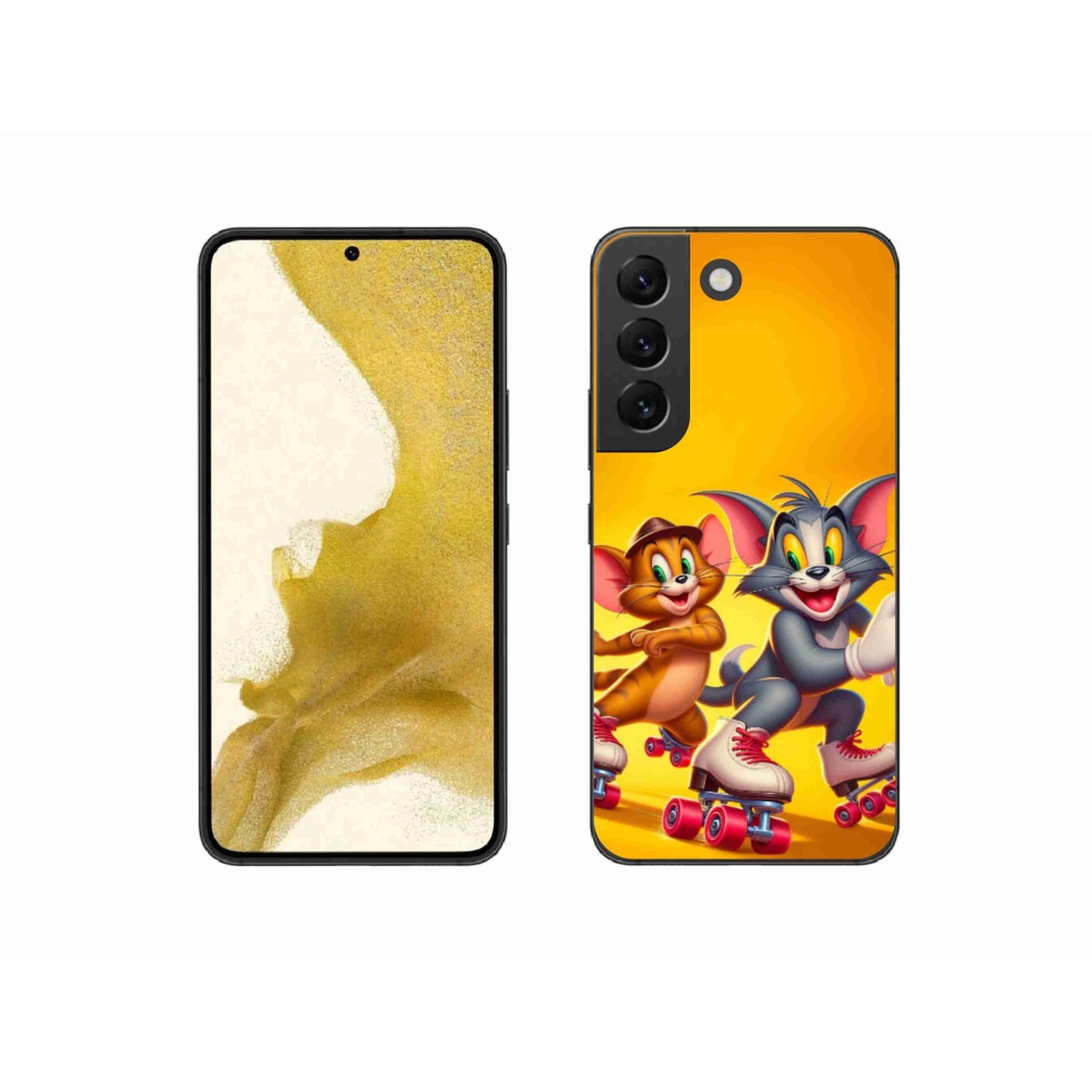 Gél védőhuzat mmCase Samsung Galaxy S22 5G - tom and jerry