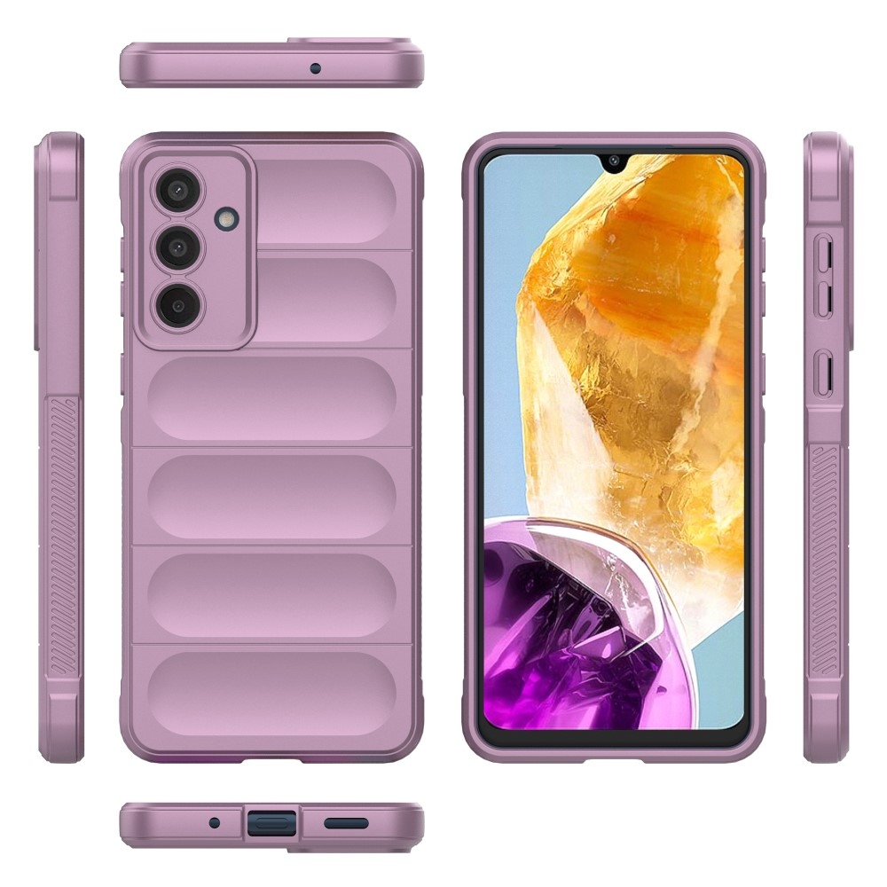 Rugg tartós zselés tok Samsung Galaxy M55 5G - világos lila