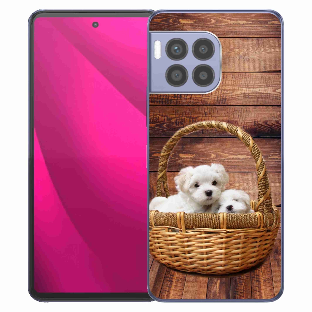 Zselés borítás mmCase a T-Mobile T Phone 2 Pro készülékhez - kölyökkutyák