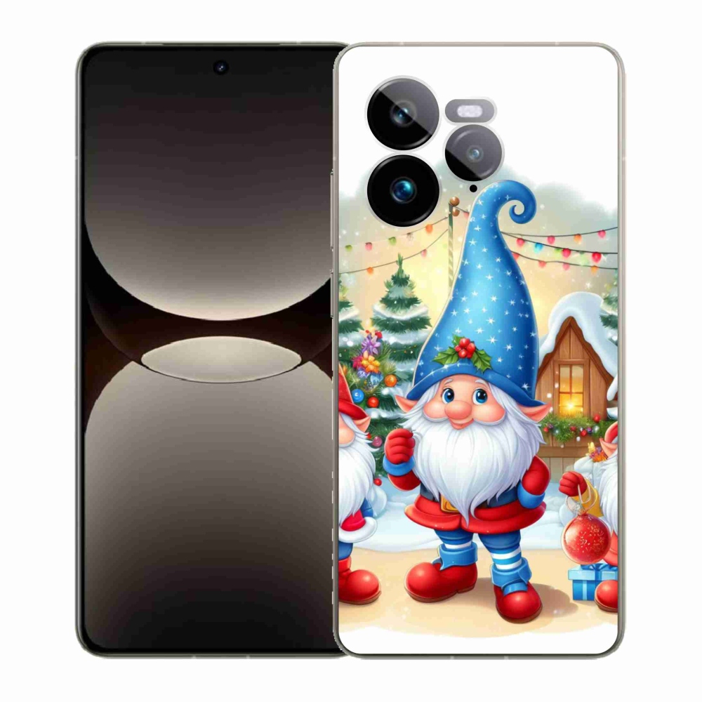 Gél borítás mmCase a Realme GT 7 Pro 5G-n - Karácsonyi manók