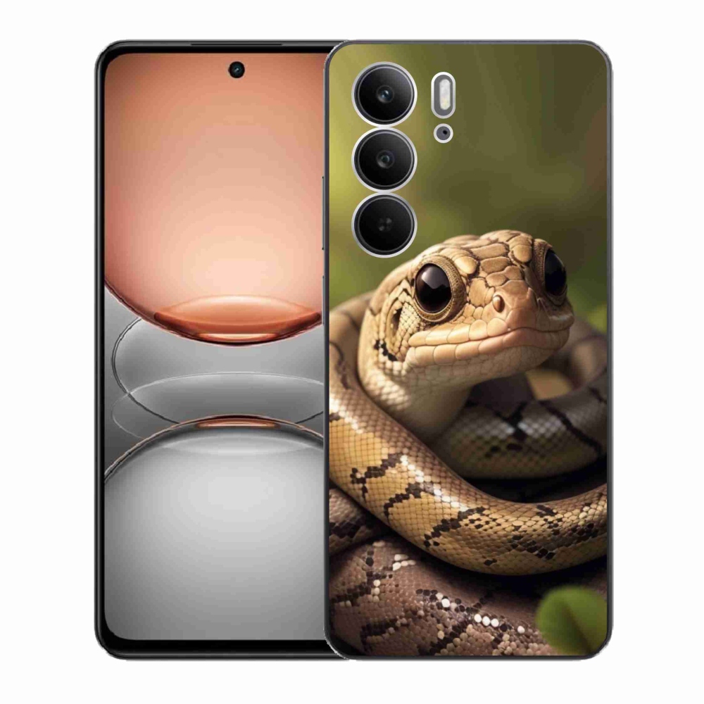 Zselés borítás mmCase a Realme C75 készülékhez - kígyó 1