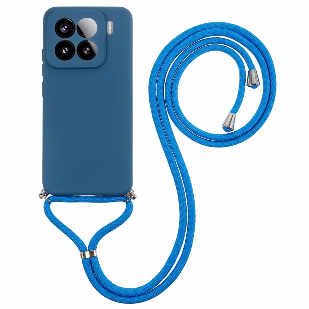 Bélelt zselés tok zsinórral Xiaomi 15 Pro-hoz - kék