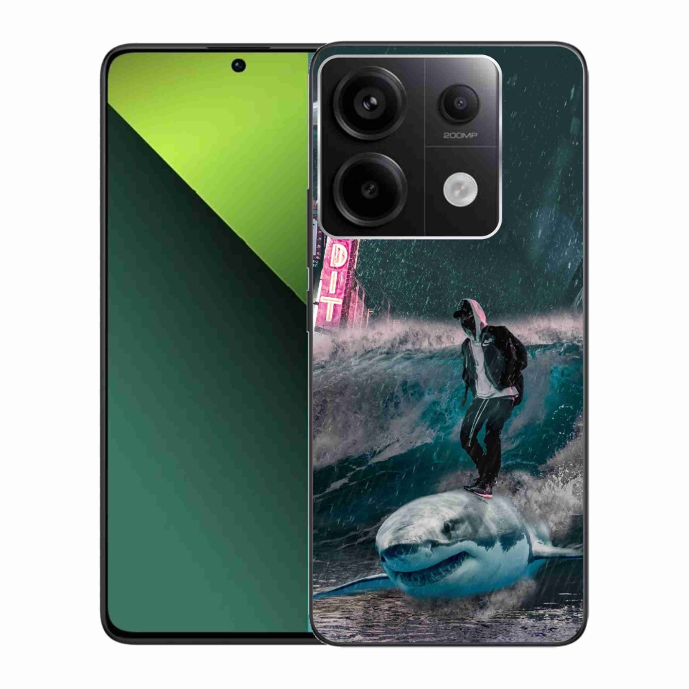 Gél borítás mmCase a Xiaomi Redmi Note 13 Pro 5G/Poco X6 5G számára - cápa