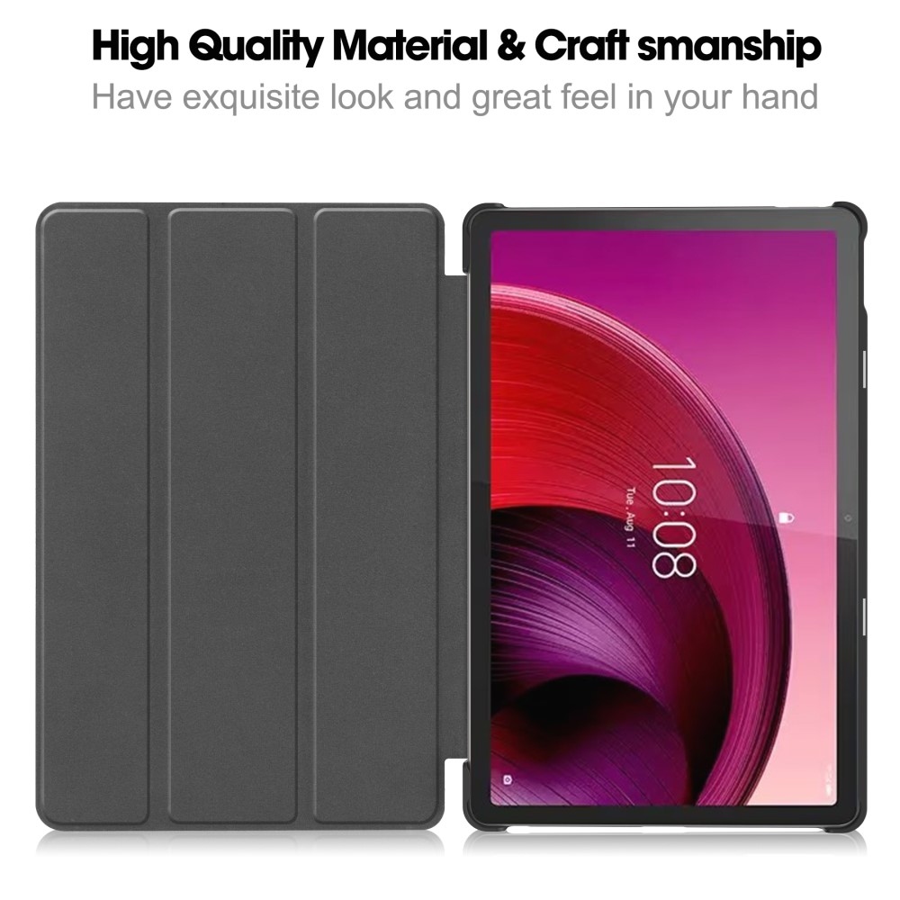 Ügyes záró tok Lenovo Tab M10 5G-hez - zöld