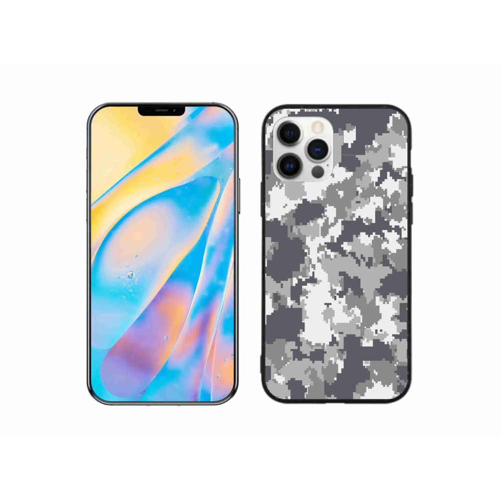 Zselés borítás mmCase iPhone 12 készülékhez - terepszínű minta 2