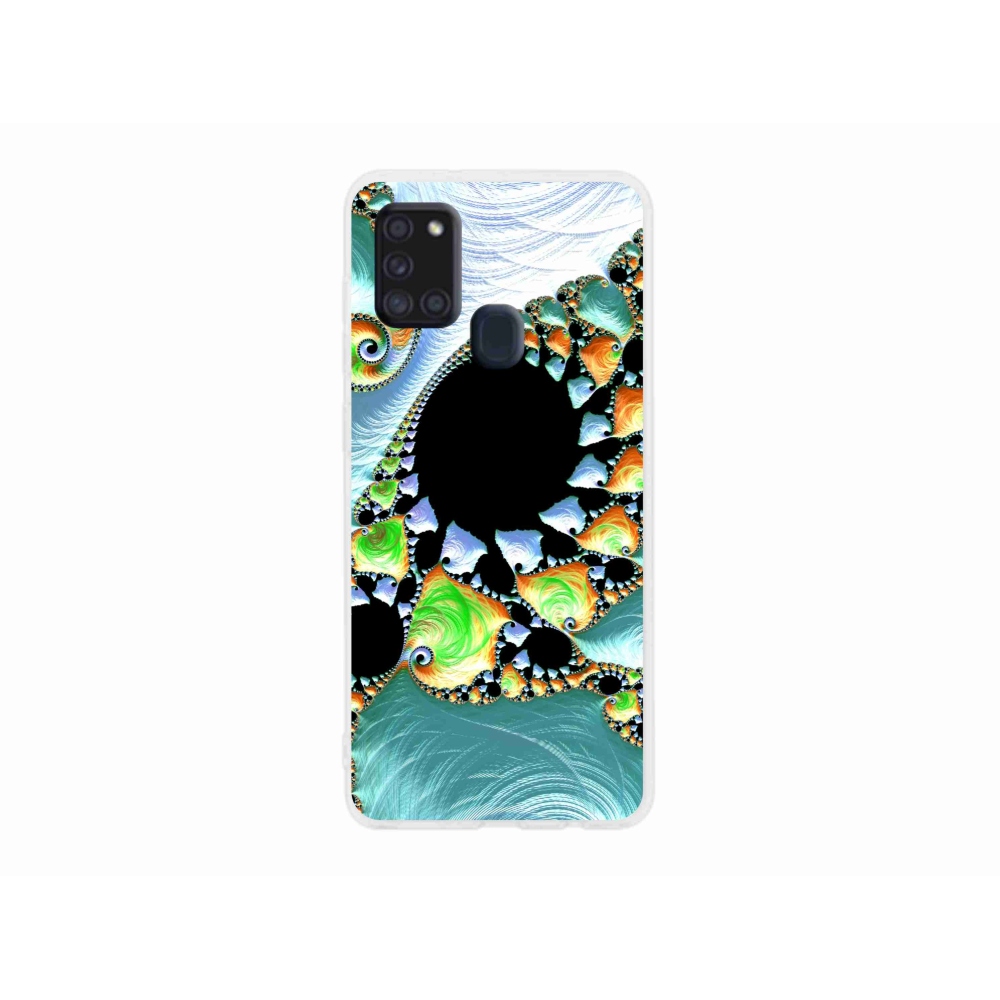 Gél borítás mmCase Samsung Galaxy A21s készülékhez - absztrakt motívum 21