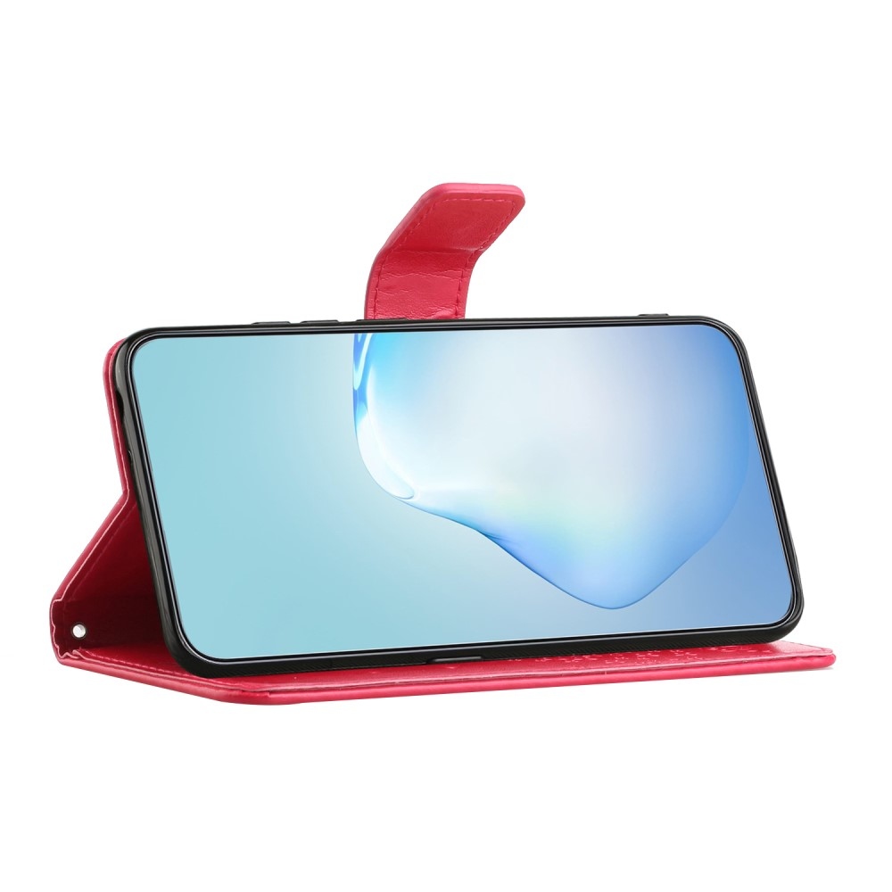 Fás könyv tok Samsung Galaxy A35 5G - piros