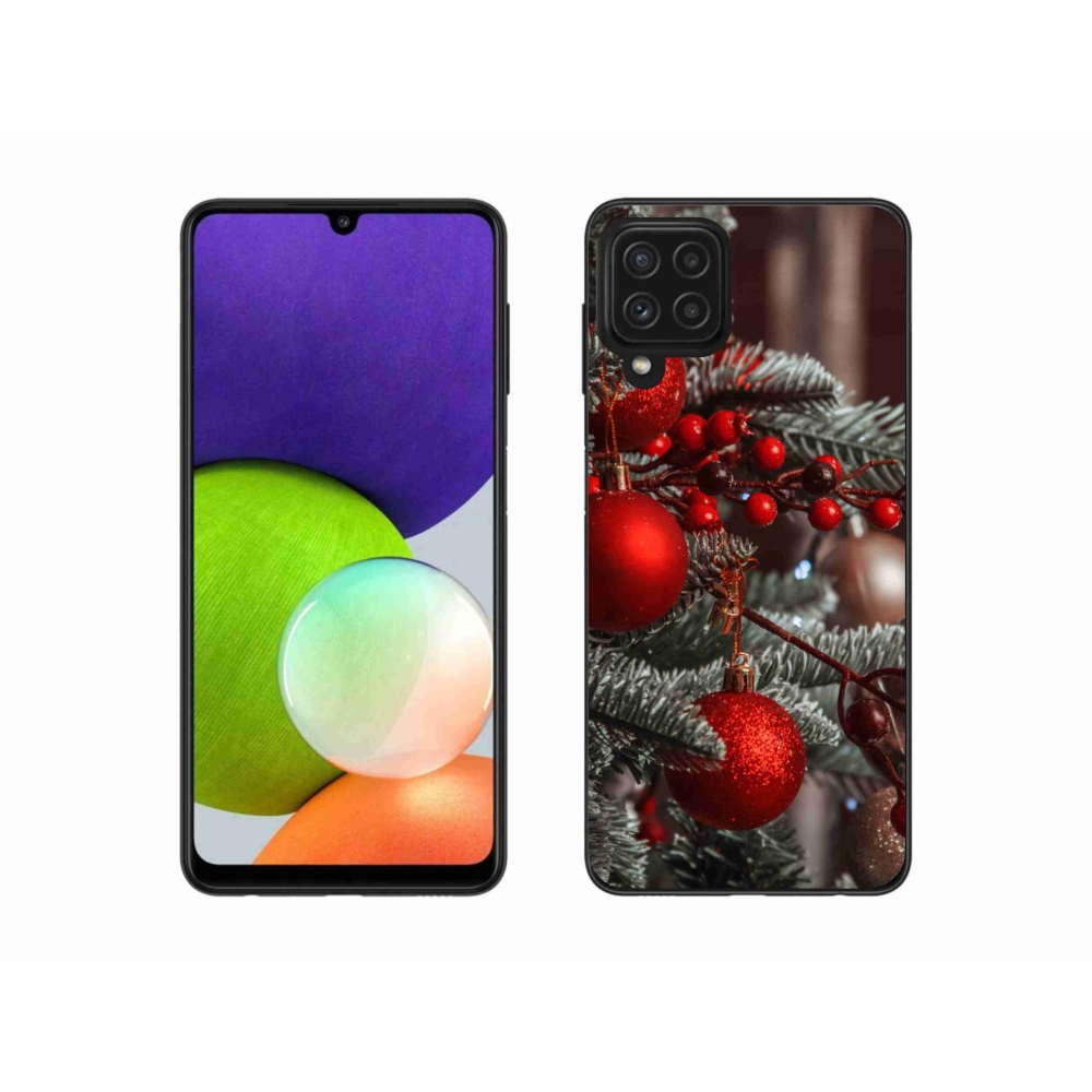Gél borítás mmCase Samsung Galaxy A22 4G - Karácsonyi dekoráció 2