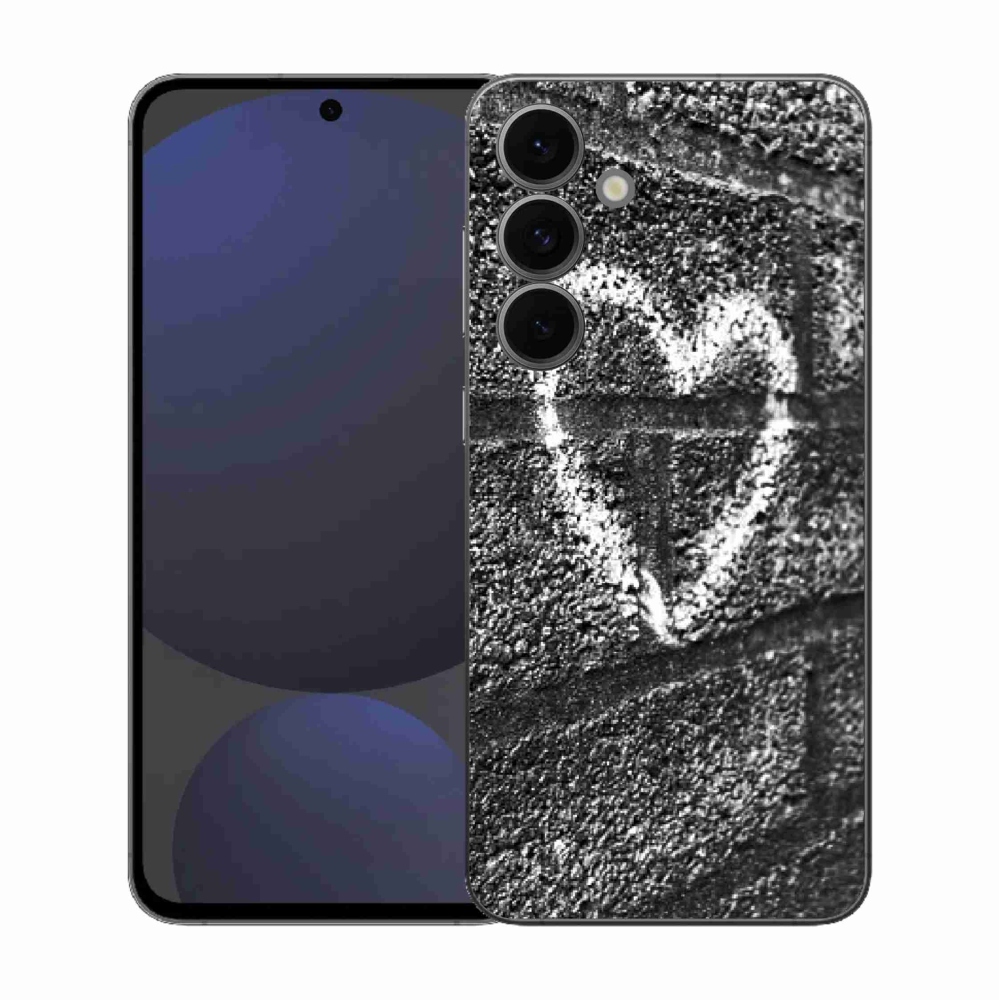 Gél borítás mmCase Samsung Galaxy S25 FE - szív a falon