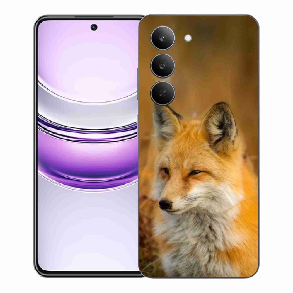 Zselés borítás mmCase a Realme 14x 5G készülékhez - róka
