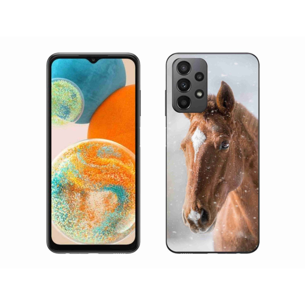 Zselés borítás mmCase Samsung Galaxy A23 4G/5G - barna ló 2