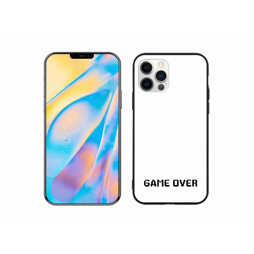 Gél borítás mmCase iPhone 12 készülékhez - játék fehér háttérrel