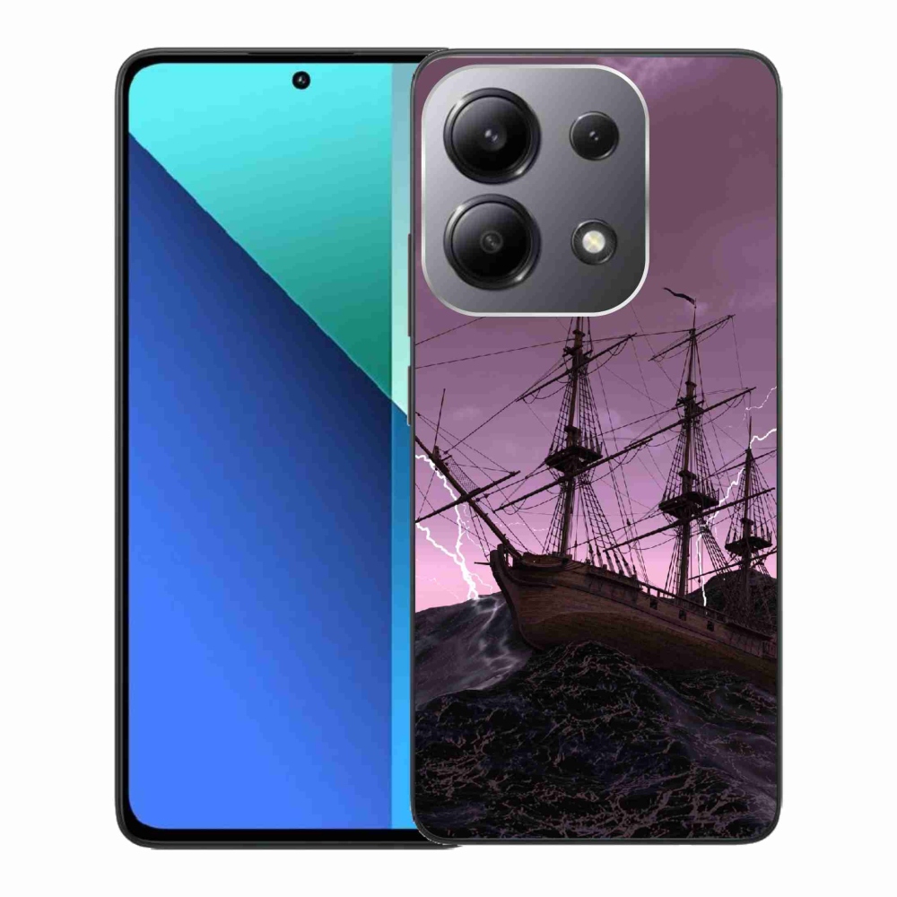 Gél borítás mmCase a Xiaomi Redmi Note 13-hoz - hajó a viharban