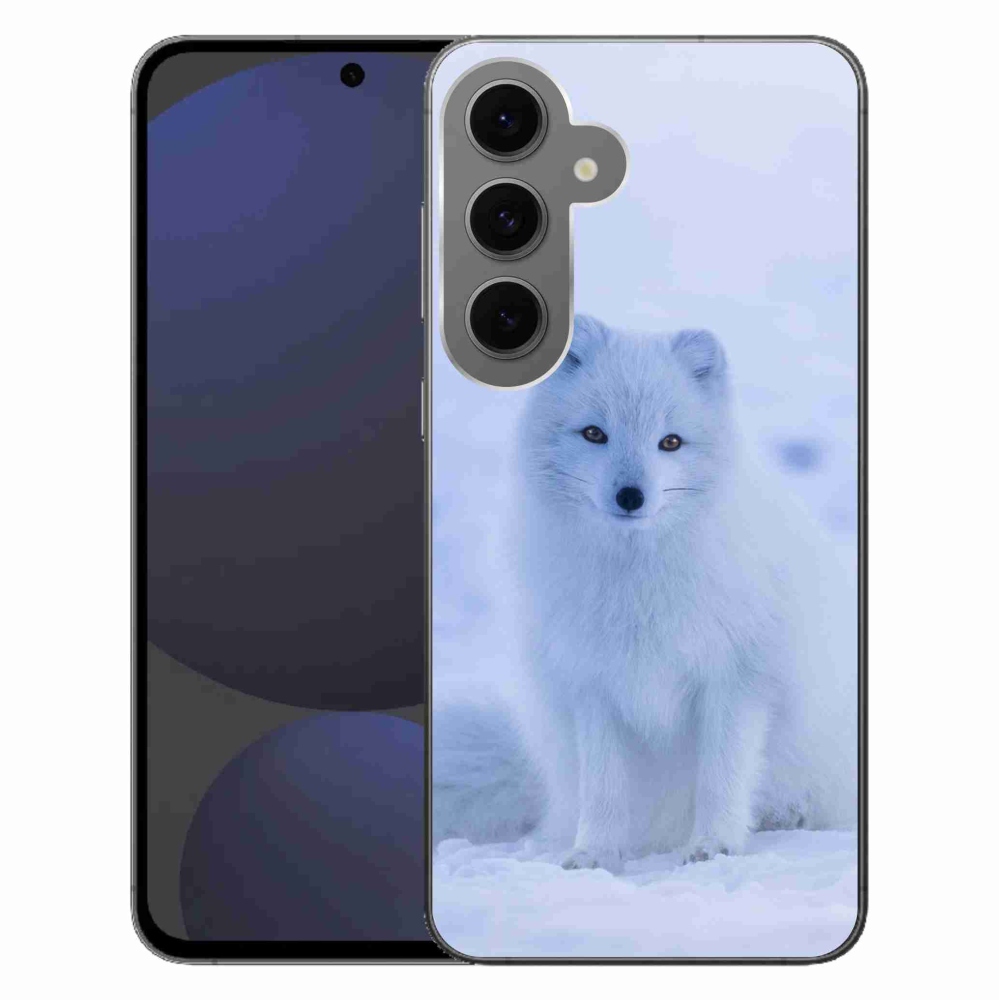 Zselés borítás mmCase Samsung Galaxy S24 FE készülékhez - polár róka