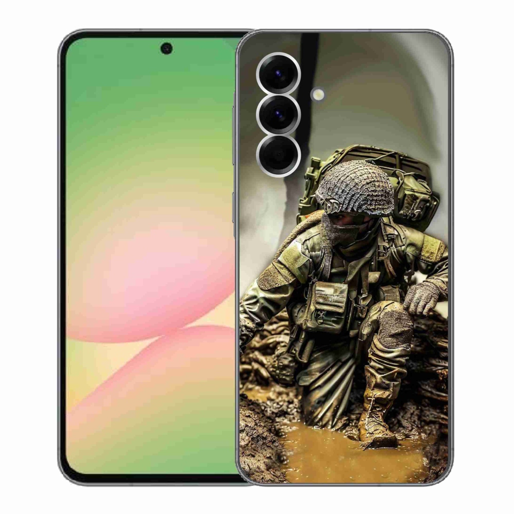 Zselés borítás mmCase Samsung Galaxy A56 5G - katonás
